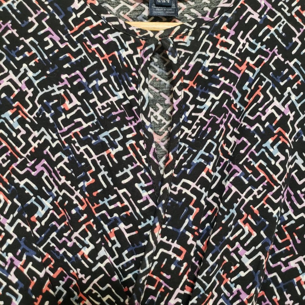 French Connection Multicolor Patterned Keyhole Fa… - image 7